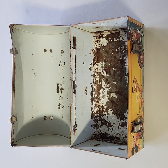 Vintage Walt Disney School Bus metal lunch box - Picture 5 of 5